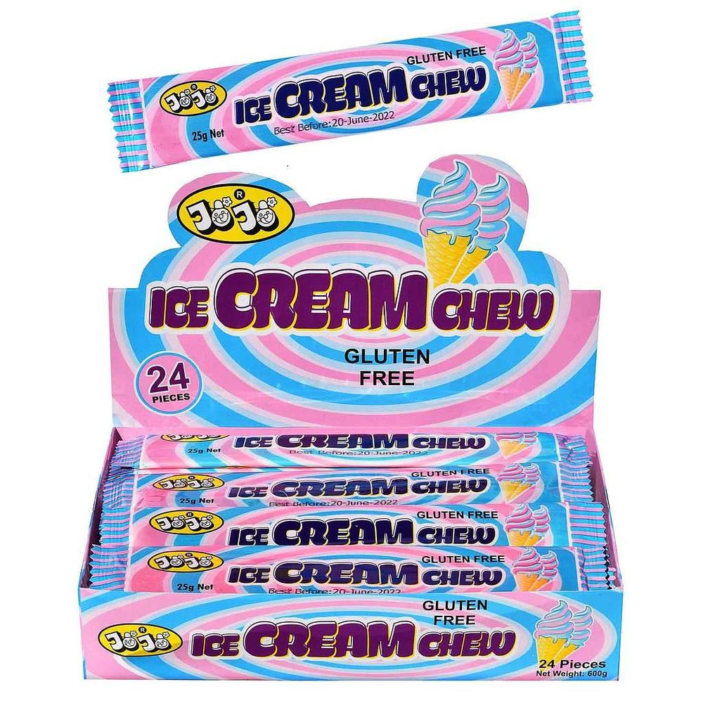 Jojo Ice Cream Chew Jawbreaker Bar